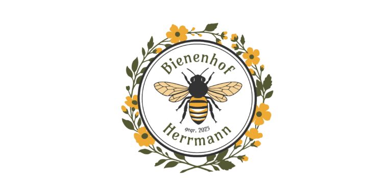 Logo Bienenhof mit Text